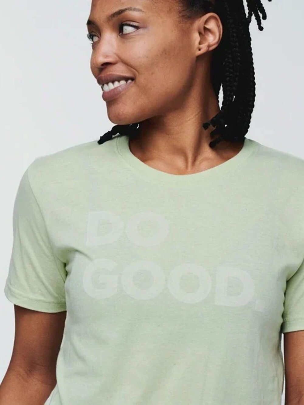 Cotopaxi Women's Do Good T-Shirt in Lichen Green medium